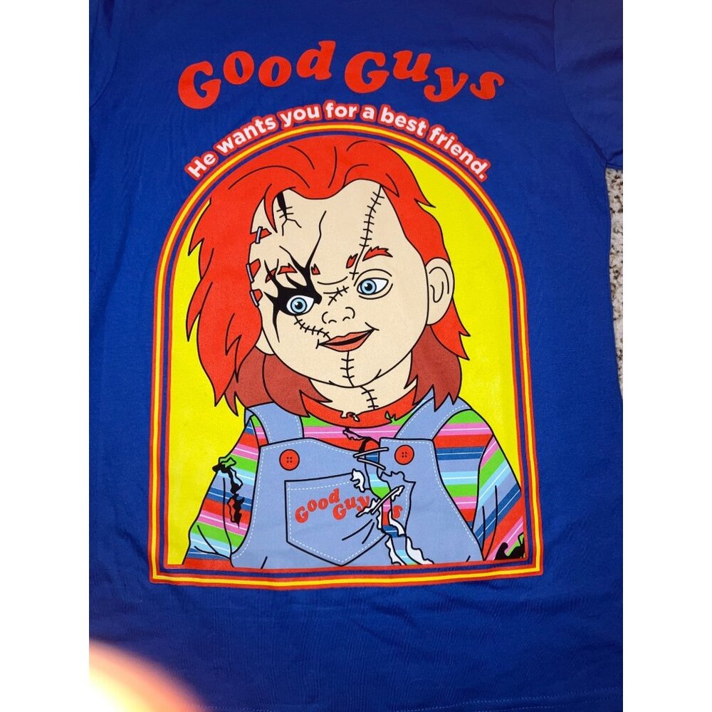 Good Guys Chucky He Wants You For A Best Friend T-Shirt size Mens Med - Picture 2 of 6